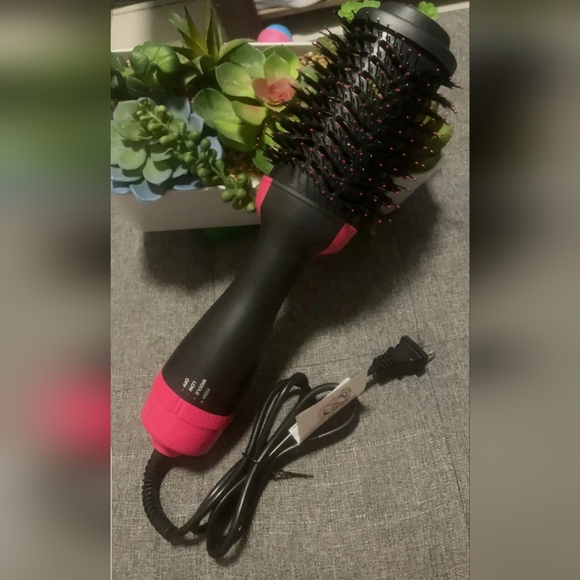 Hair Dryer Brush 4 in 1 Blow Out Style Curl 1 Step Hot Air Comb Volumizer - New - Picture 8 of 14